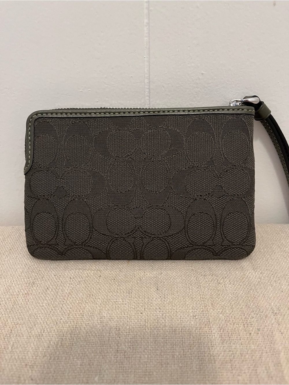 Coach Corner Zip Wristlet - Picture 3 of 6